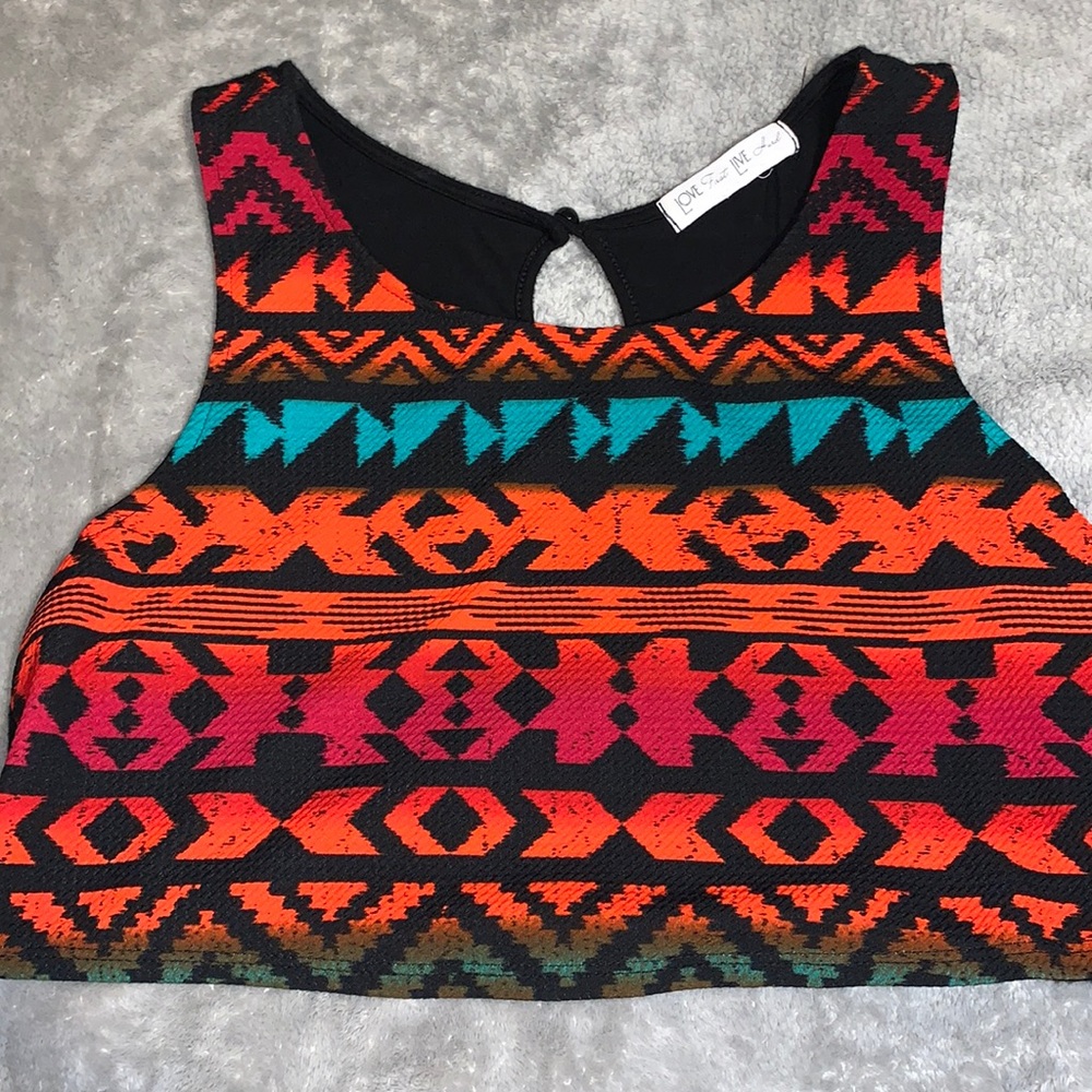Patterned crop top